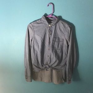 Denim looking flannel